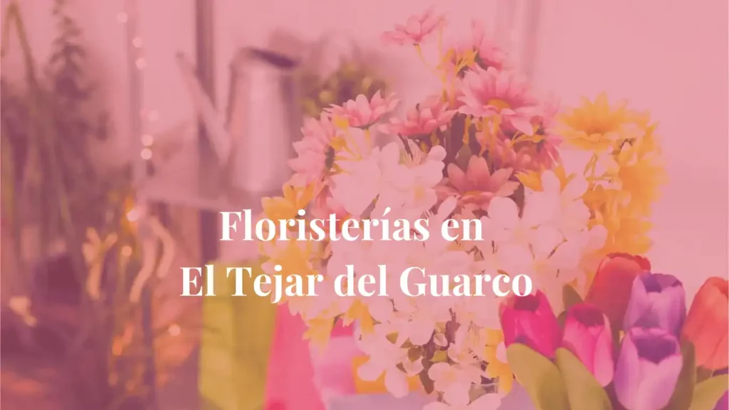 Floristerías en El Tejar del Guarco